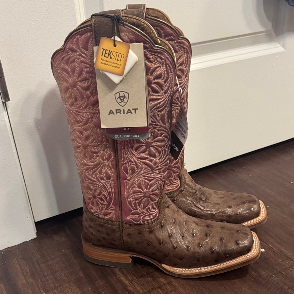 Ariat Donatella Ostrich Boots - Picture 2 of 5